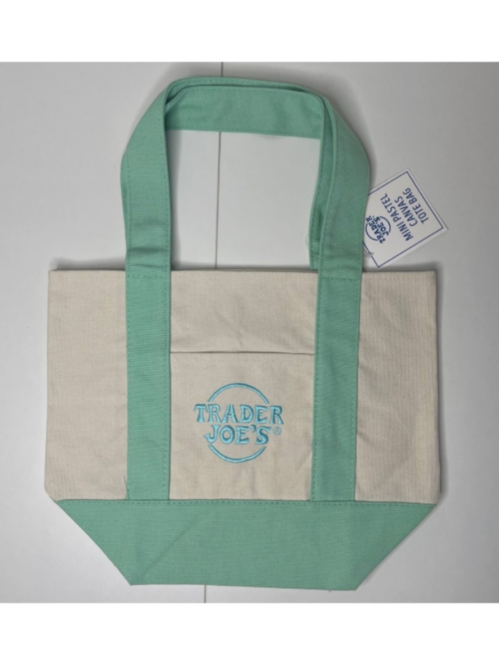 New Trader Joes Pastel Mini Tote